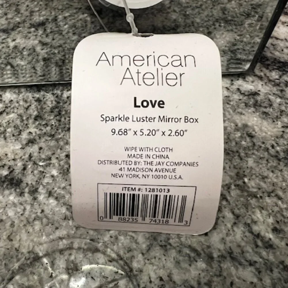 American Atelier Sparkle Luster‎ Mirror Box 